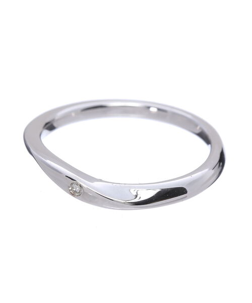 SAMANTHA SILVA「ダイヤモンド1石ペアリング (レディース)」|リング|SILVER rhodiumﾒｯｷ