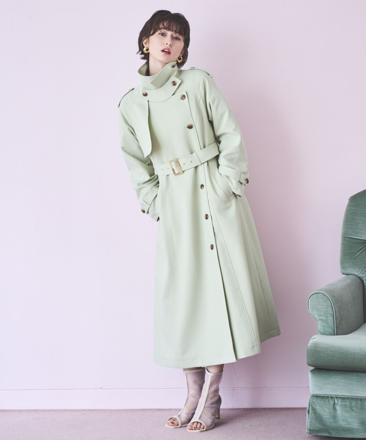 アンドクチュール「アイコニックトレンチコート」|トレンチコート|