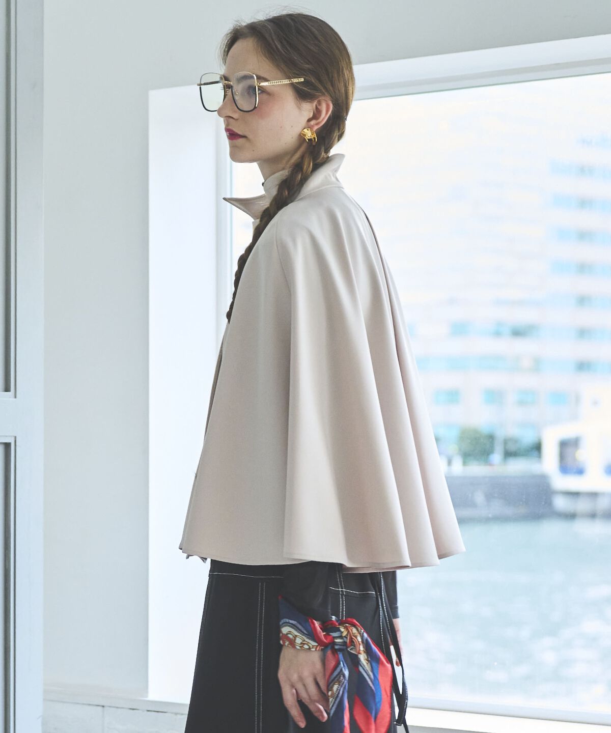 アンドクチュール「ショートケープコート」|その他|