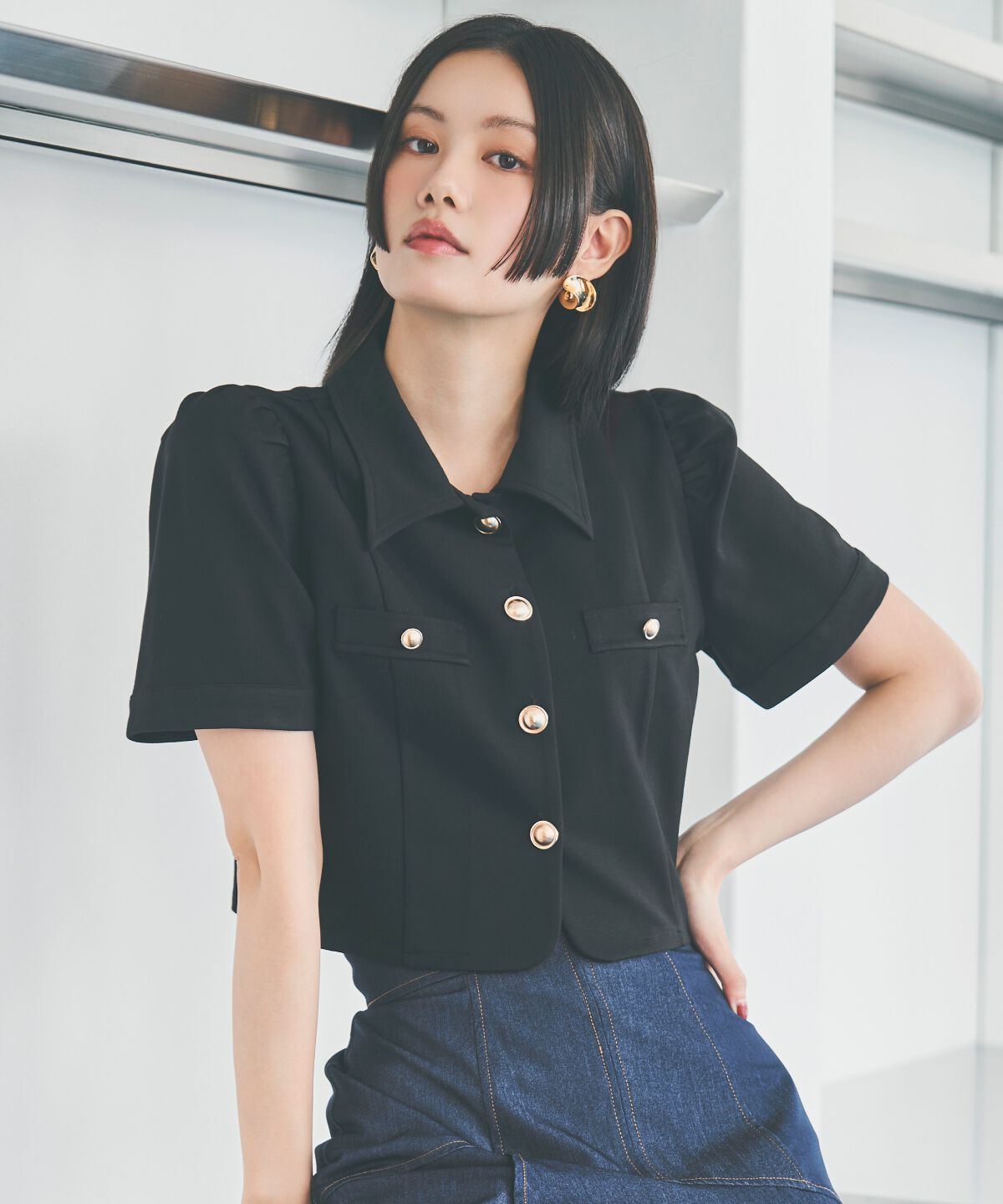 アンドクチュール「クラシックカラーポンチジャケット」|その他|