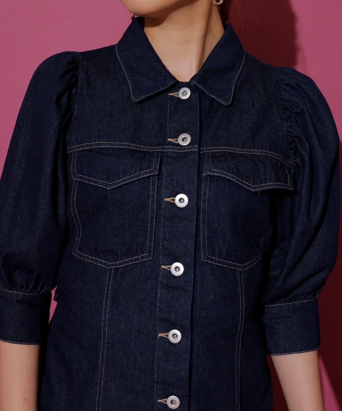 REDYAZEL「ボリュームスリーブワンピース」|ワンピース|