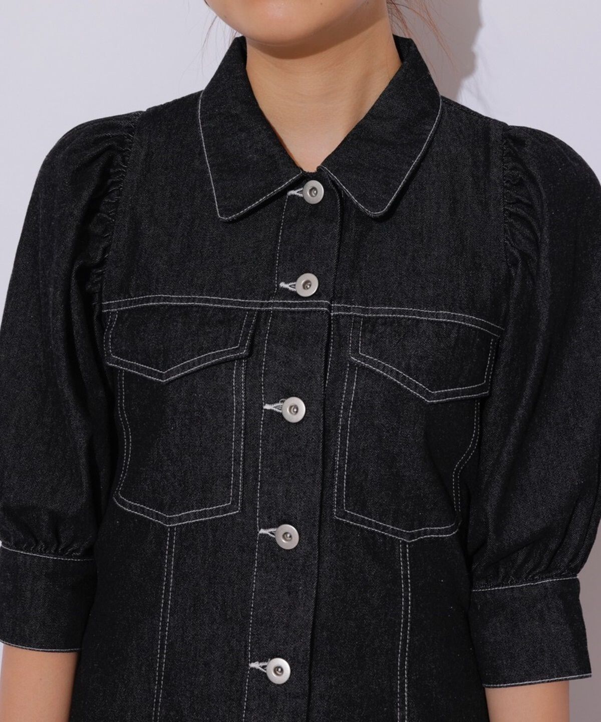 REDYAZEL「ボリュームスリーブワンピース」|ワンピース|