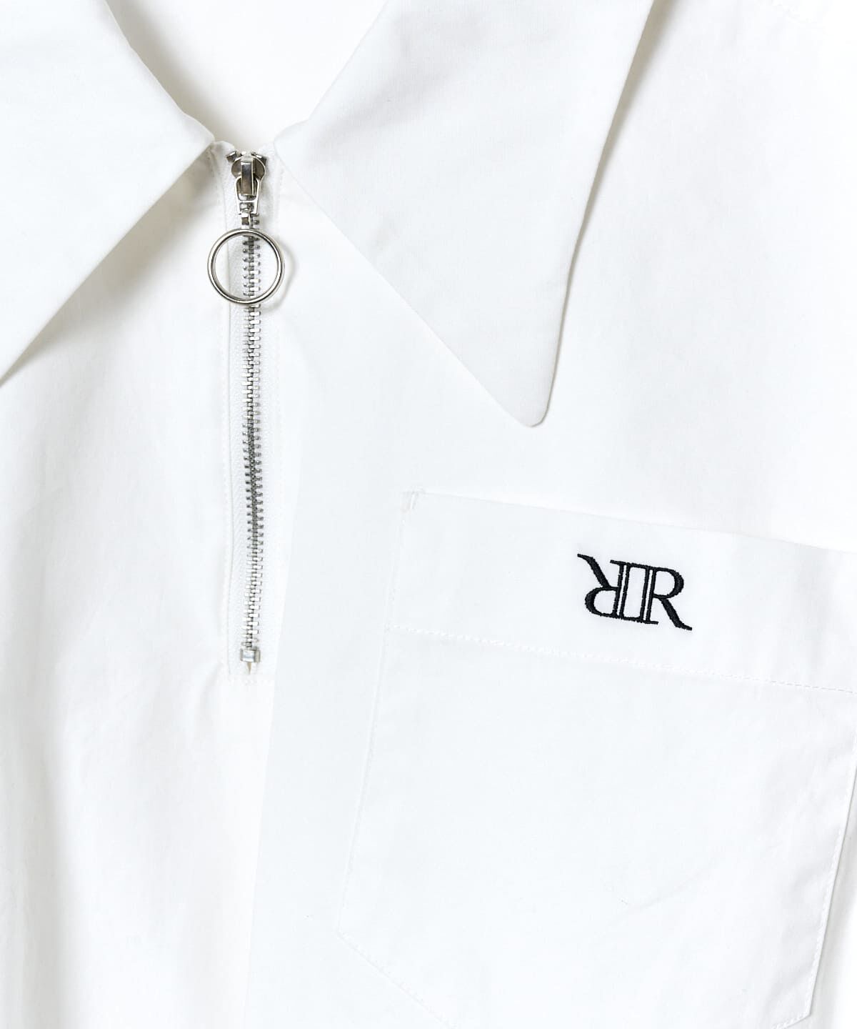 REDYAZEL「ジップ刺繍シャツ」|シャツ・ブラウス|