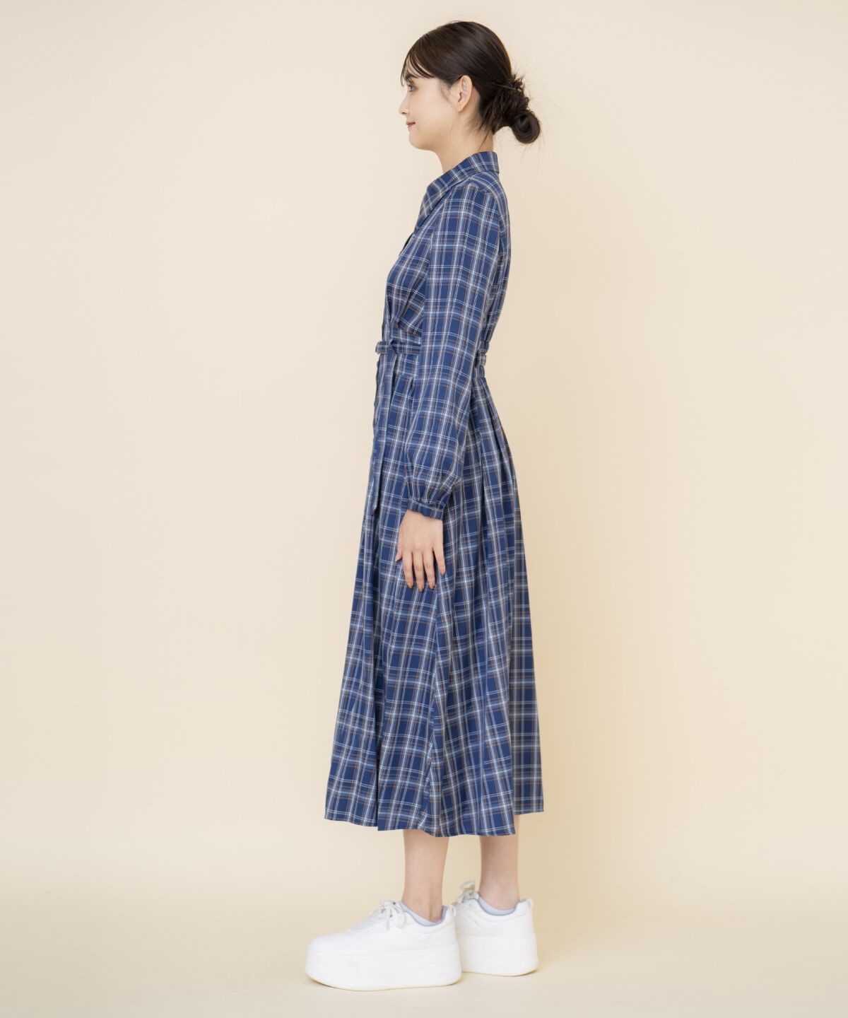 REDYAZEL「チェックシャツワンピース」|ワンピース|