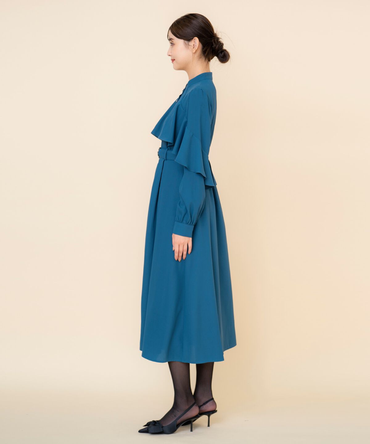 REDYAZEL「ケープフリルワンピース」|ワンピース|