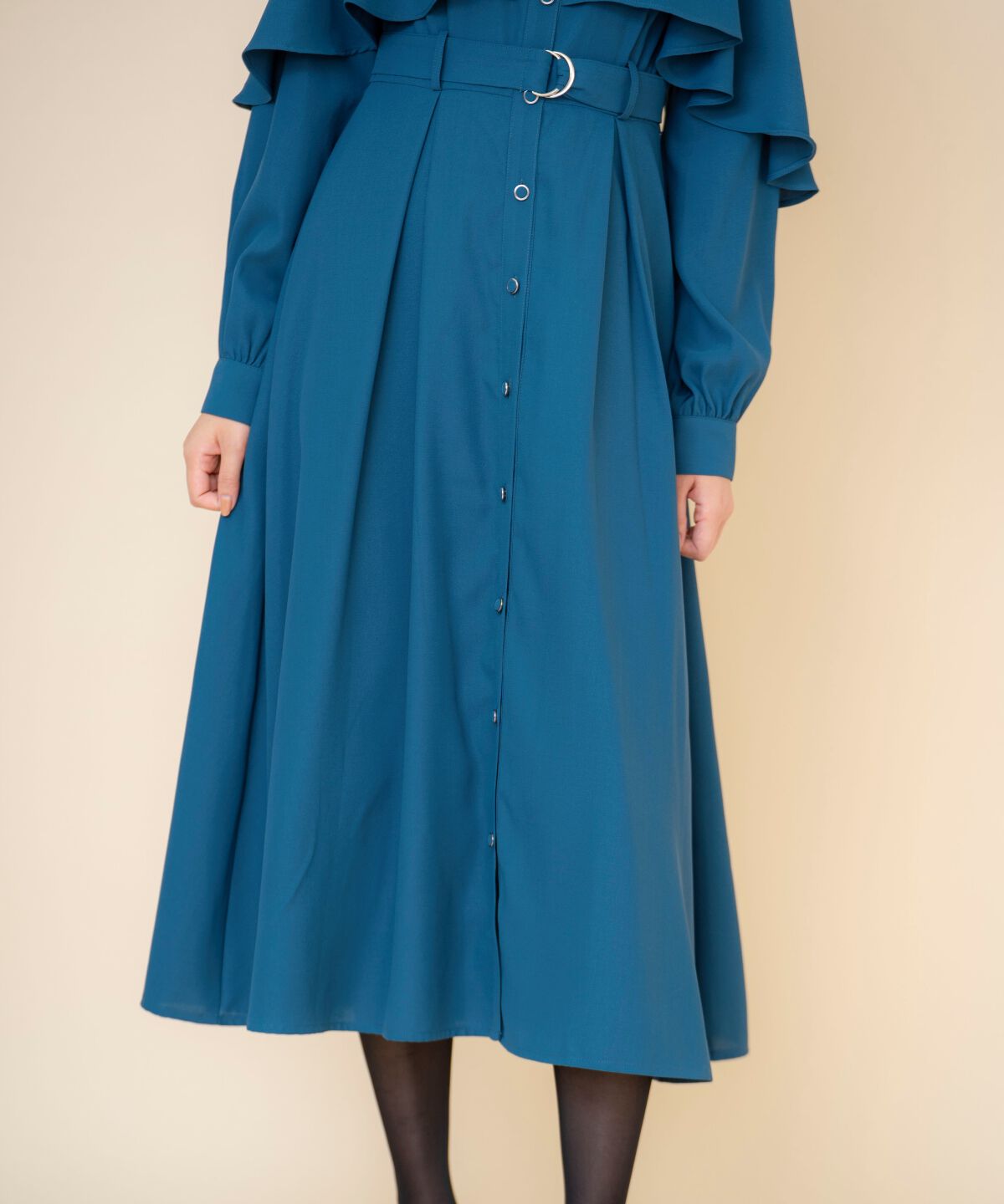 REDYAZEL「ケープフリルワンピース」|ワンピース|