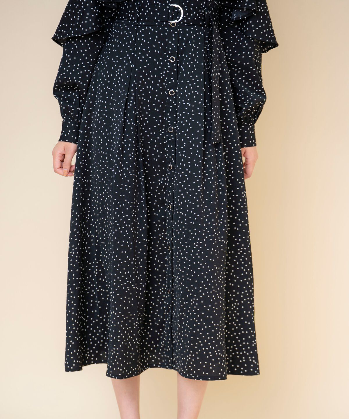 REDYAZEL「ケープフリルワンピース」|ワンピース|