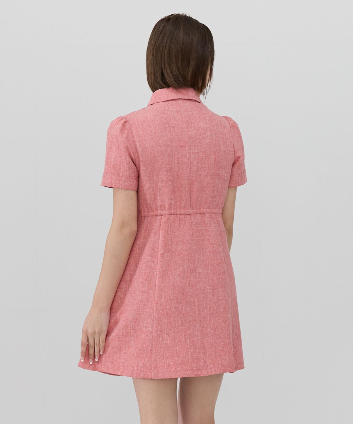 REDYAZEL「エンブレムボタンシャツワンピース」|ワンピース|