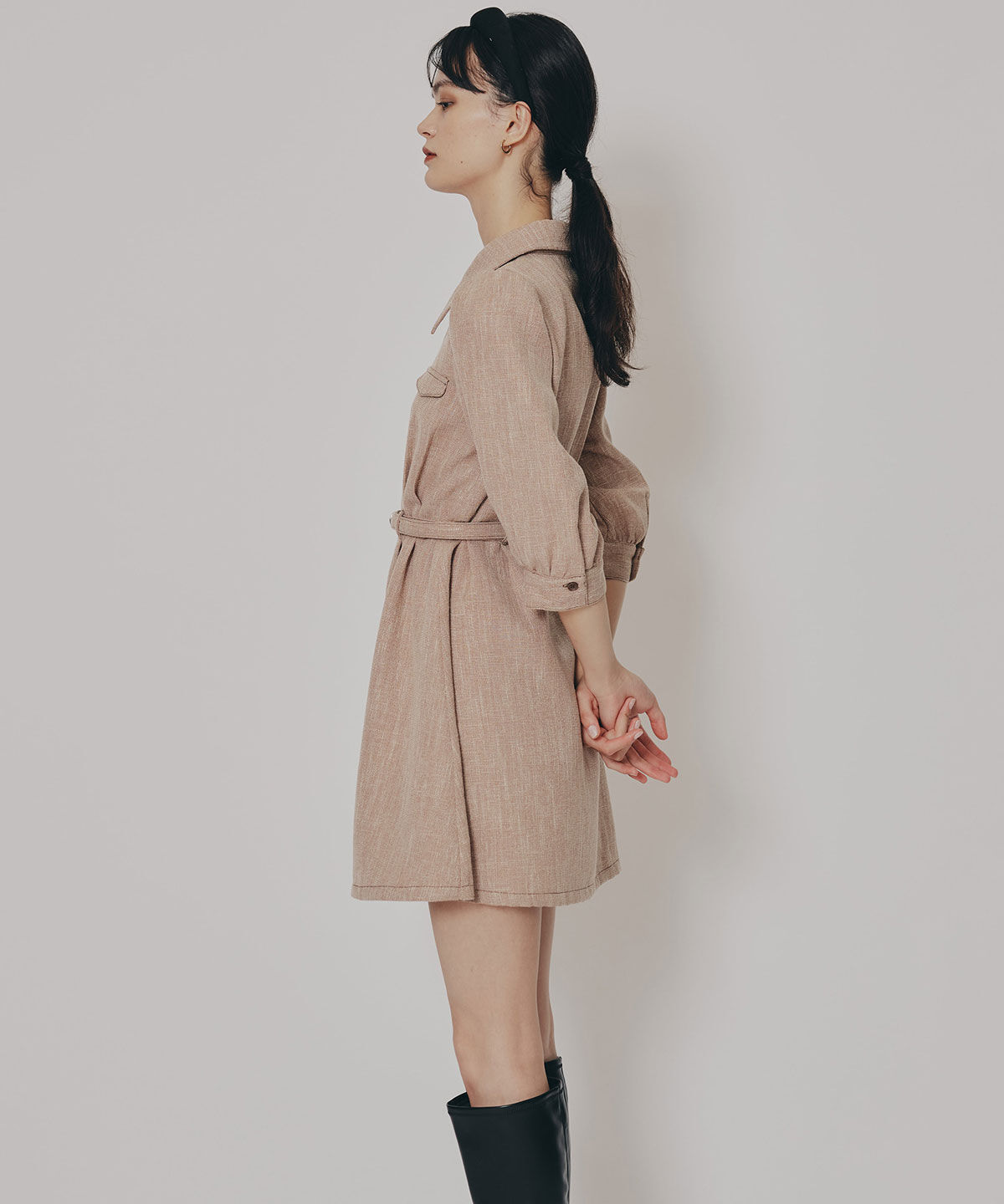 REDYAZEL「カラーミックスフロントZIPワンピース」|ワンピース|