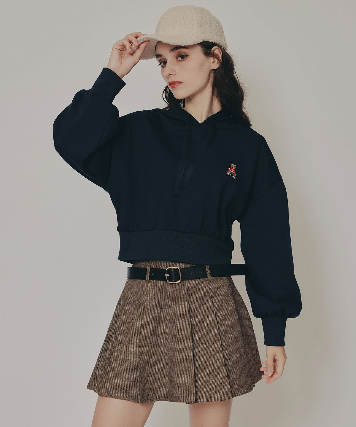 REDYAZEL「ローベルトプリーツミニスカート」|フレア|