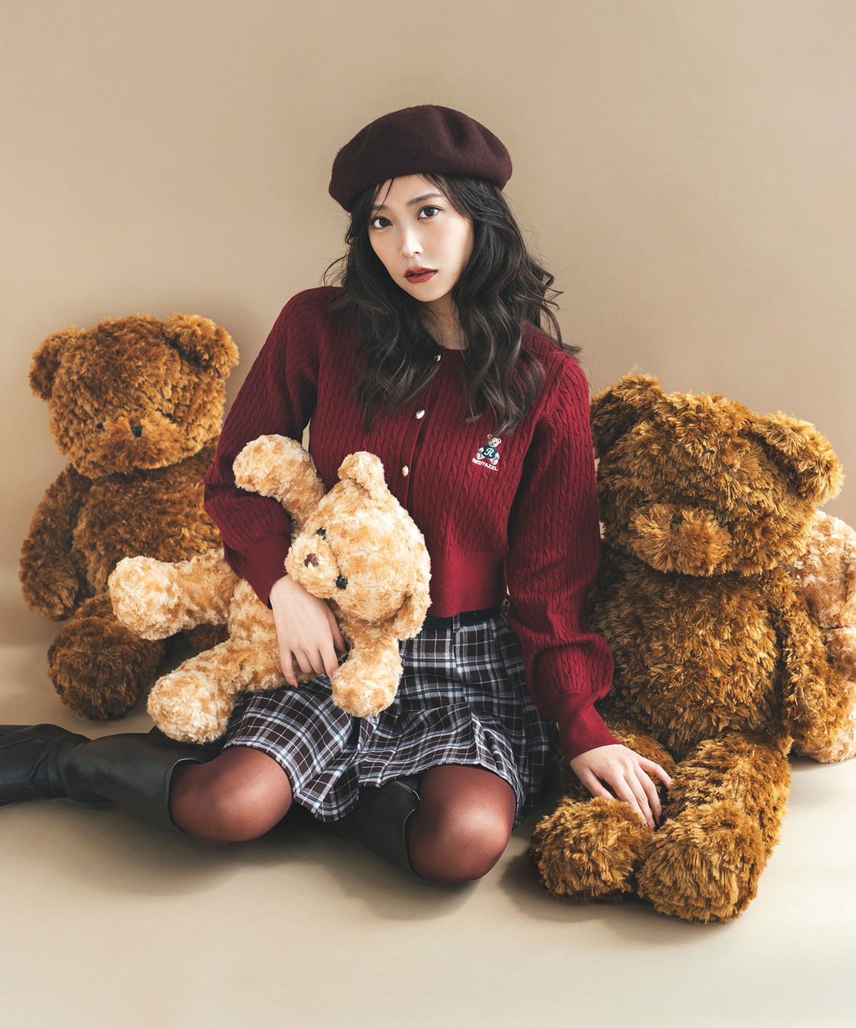 REDYAZEL「ローベルトプリーツミニスカート」|フレア|