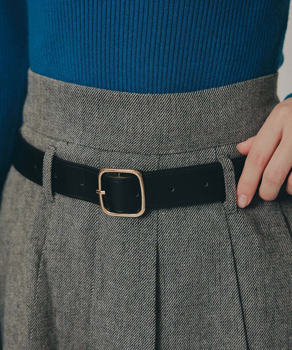 REDYAZEL「ローベルトプリーツミニスカート」|フレア|