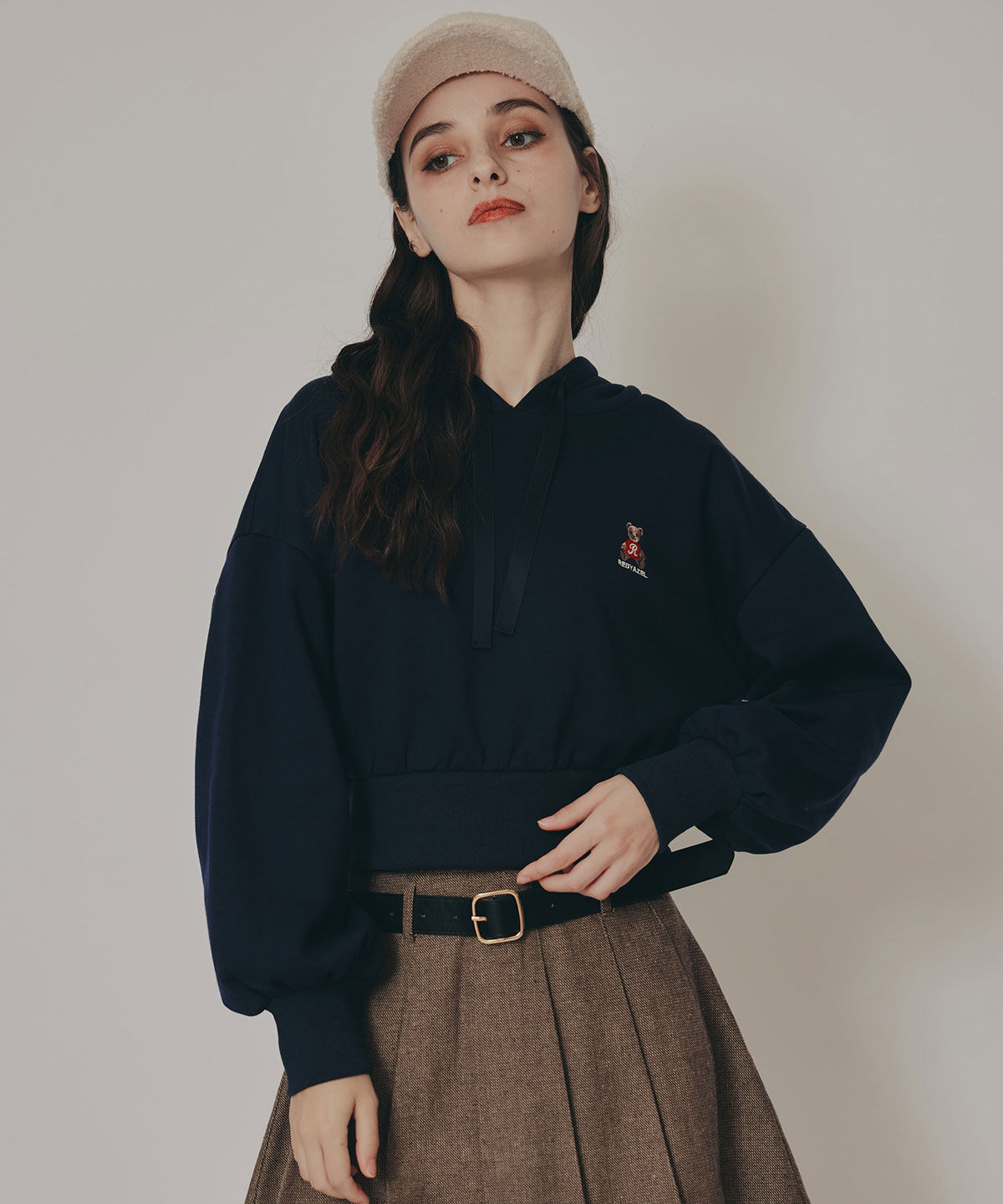 REDYAZEL「Azelyコンパクトフーディ」|パーカー|