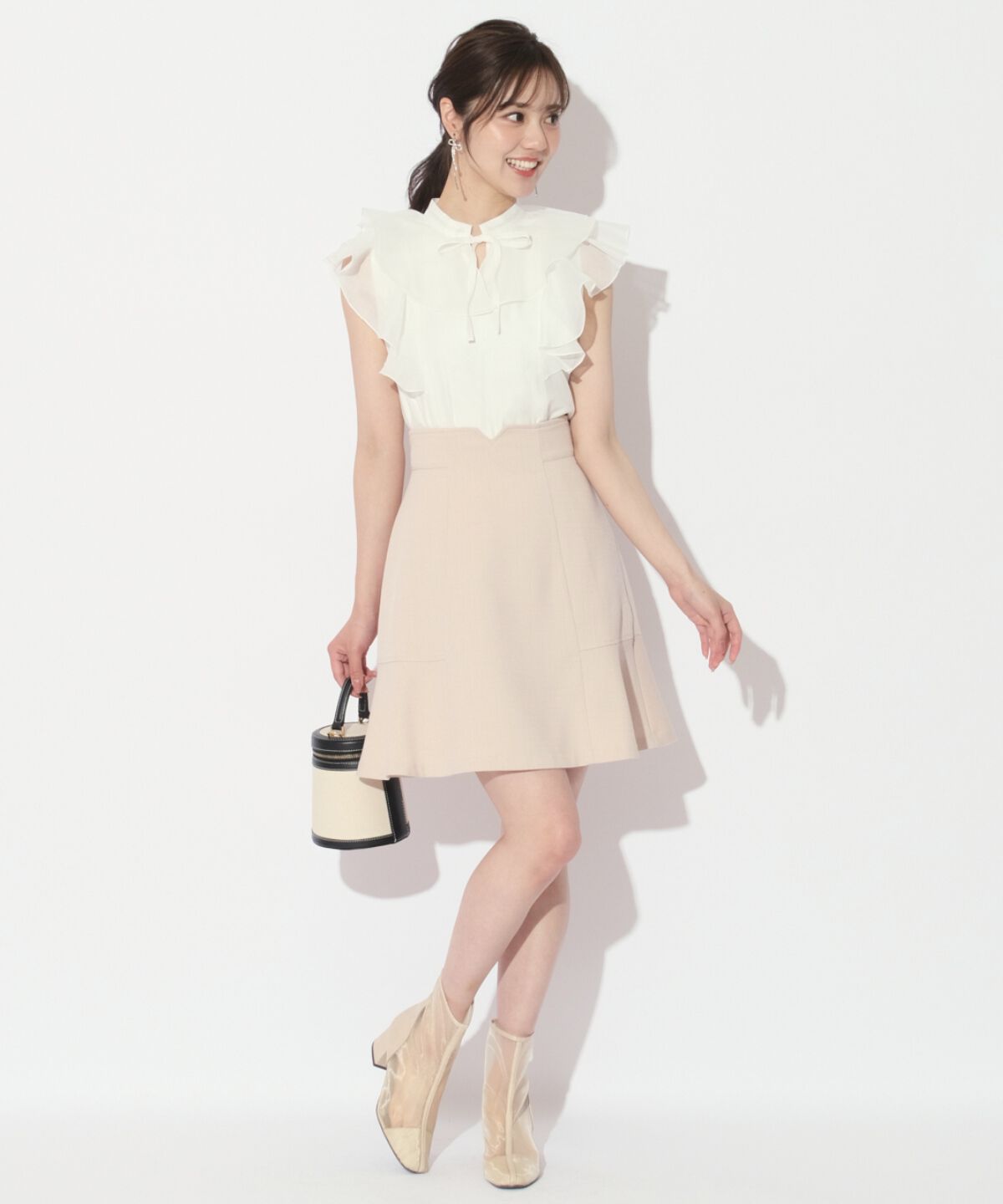 WILLSELECTION「ナローリボンシアーブラウス」|シャツ・ブラウス|