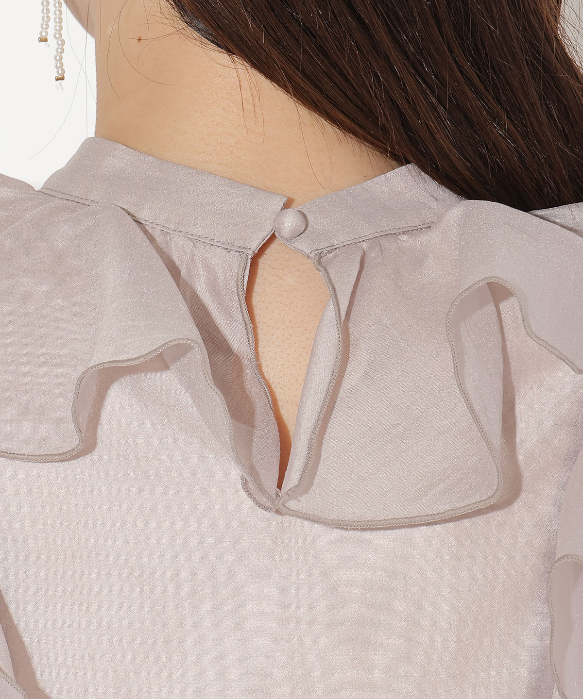 WILLSELECTION「ナローリボンシアーブラウス」|シャツ・ブラウス|