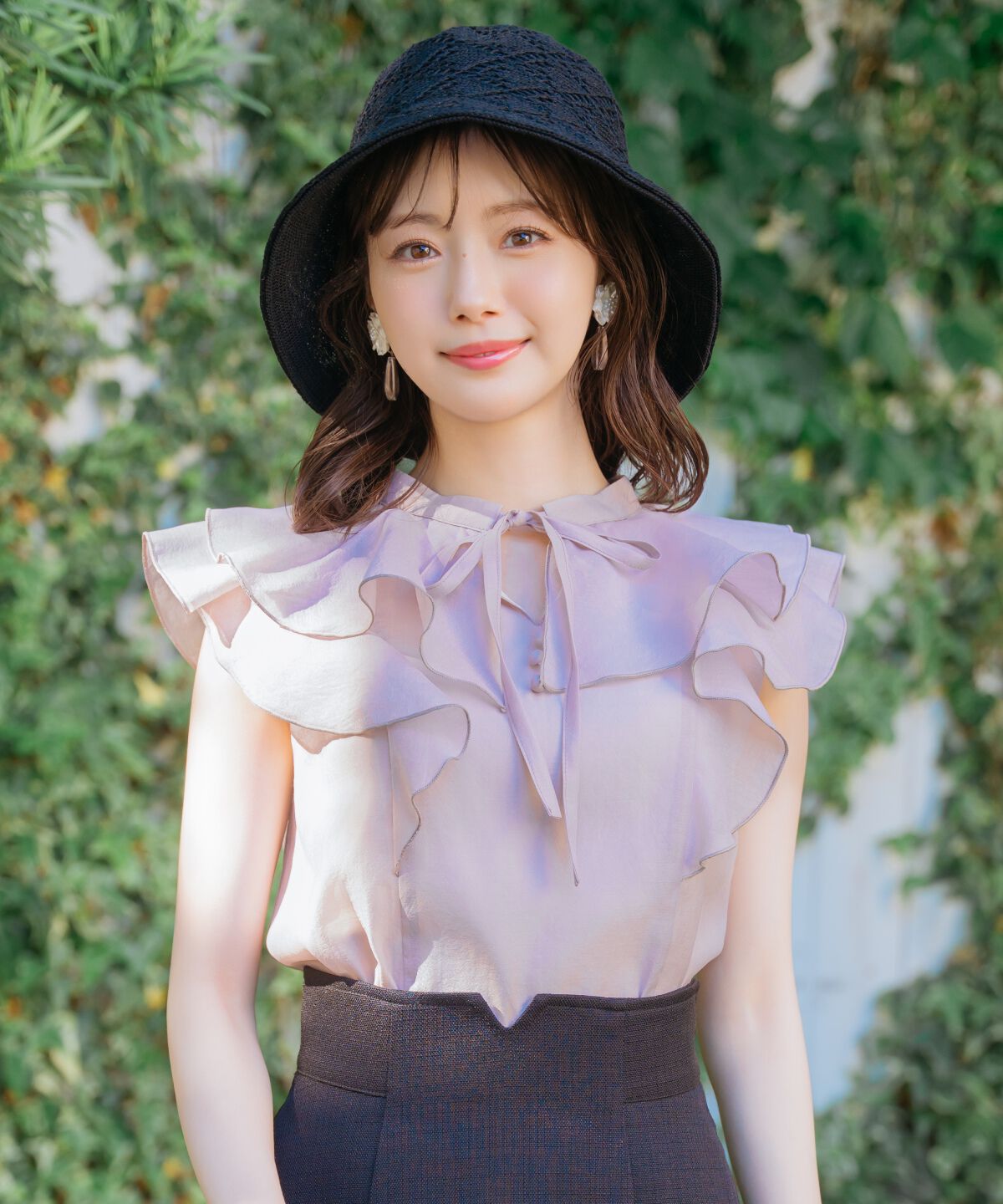 WILLSELECTION「ナローリボンシアーブラウス」|シャツ・ブラウス|