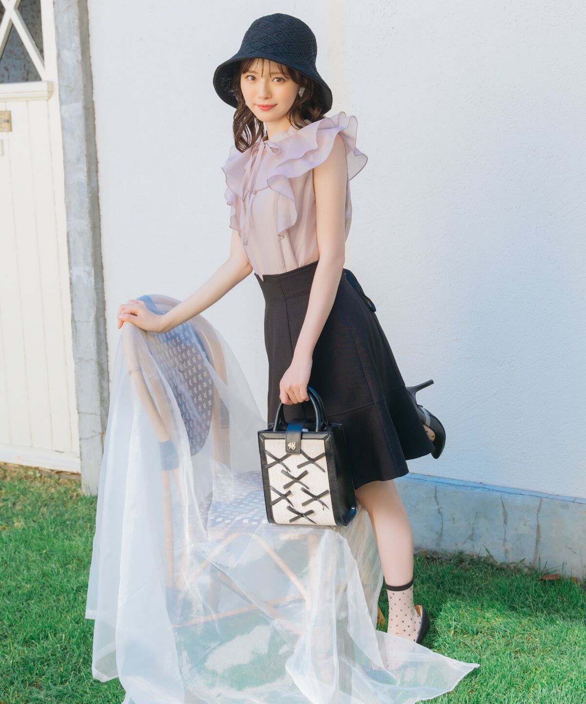 WILLSELECTION「ナローリボンシアーブラウス」|シャツ・ブラウス|