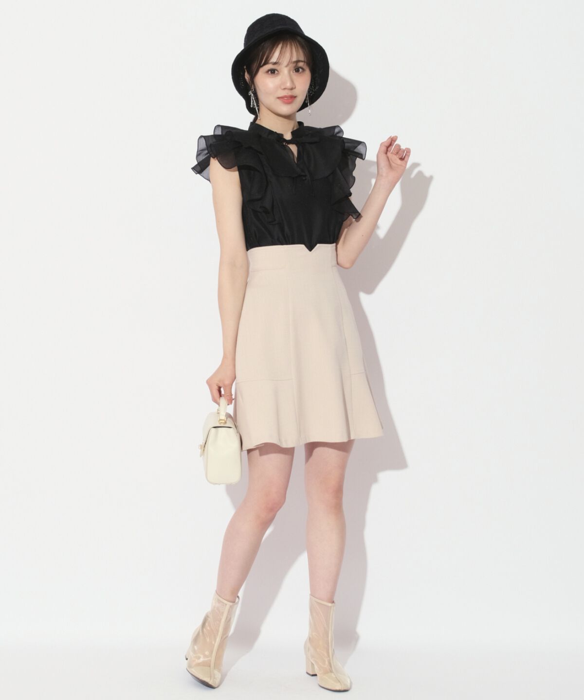 WILLSELECTION「フレアヘムミニスカート」|フレア|