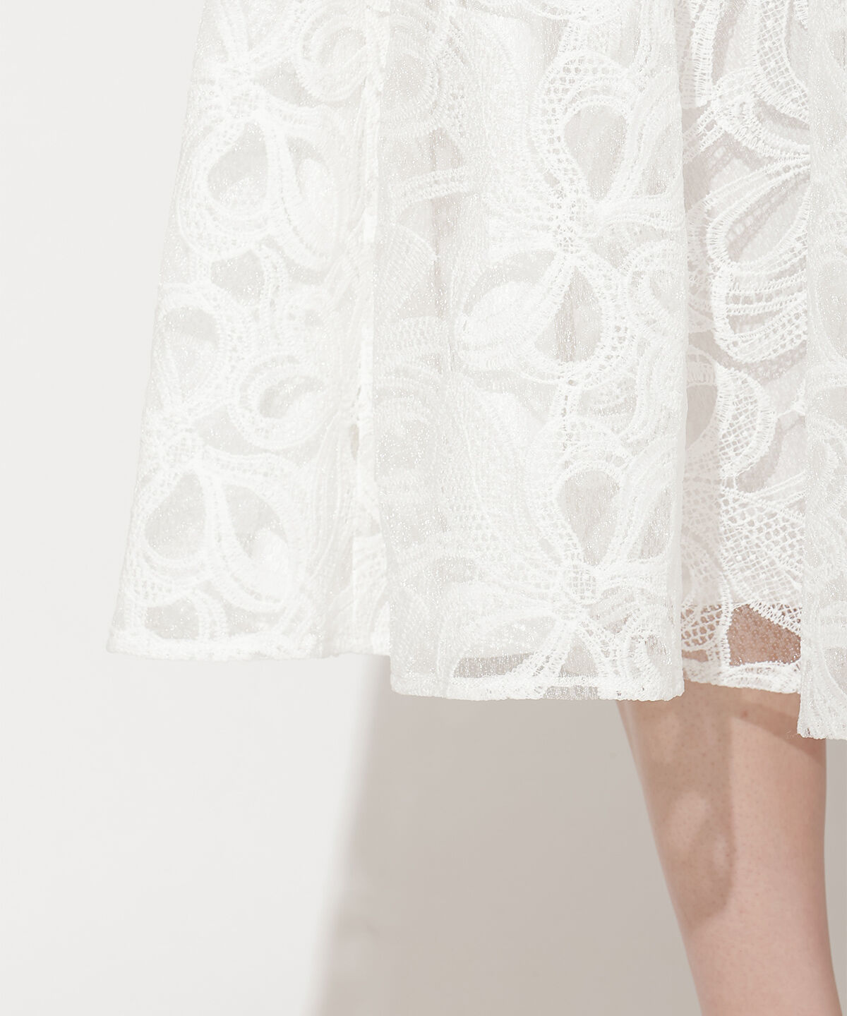 WILLSELECTION「リボンレーススカート」|フレア|