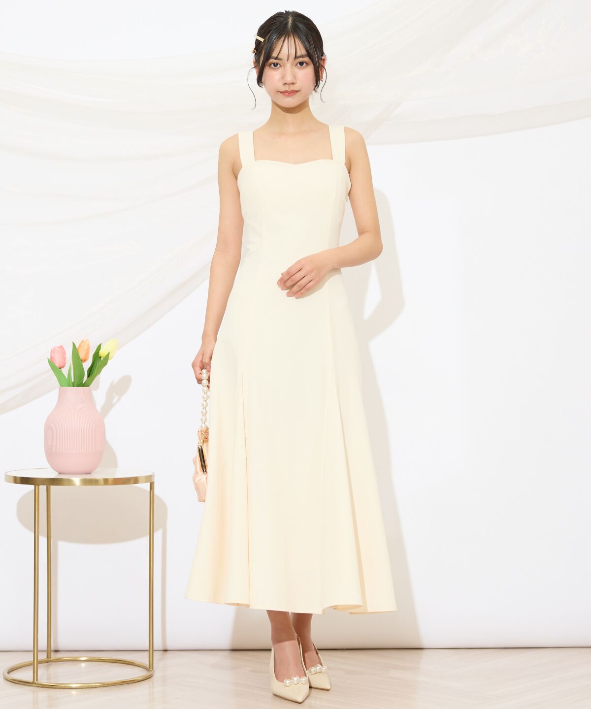 WILLSELECTION「バックレースアップワンピース」|ドレス|