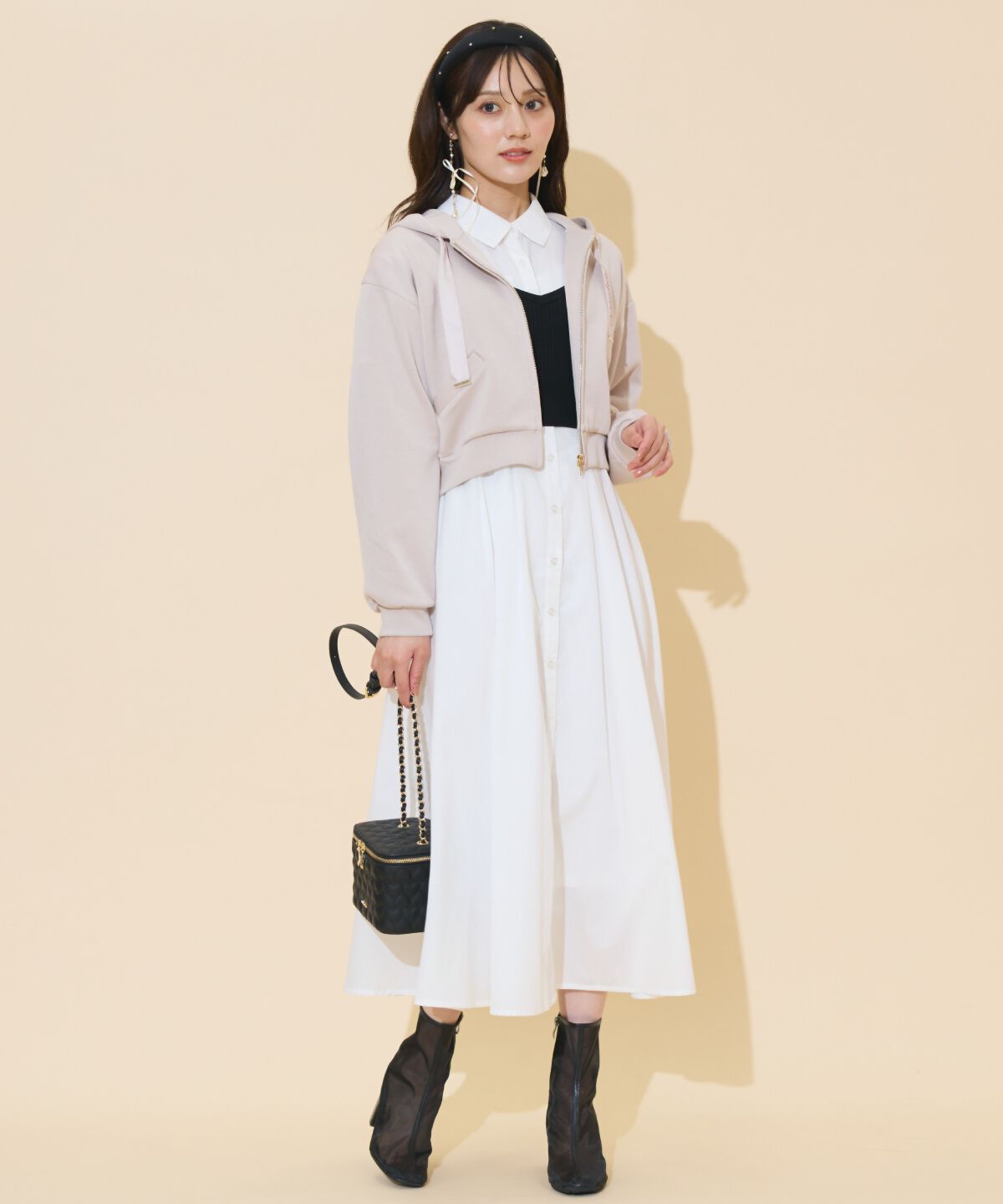 WILLSELECTION「ロゴテープパーカー」|パーカー|