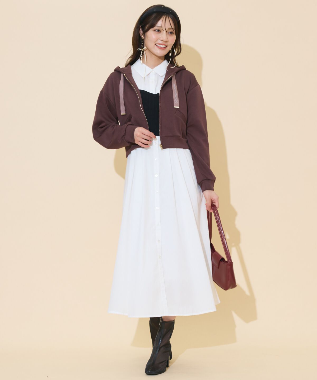 WILLSELECTION「ロゴテープパーカー」|パーカー|