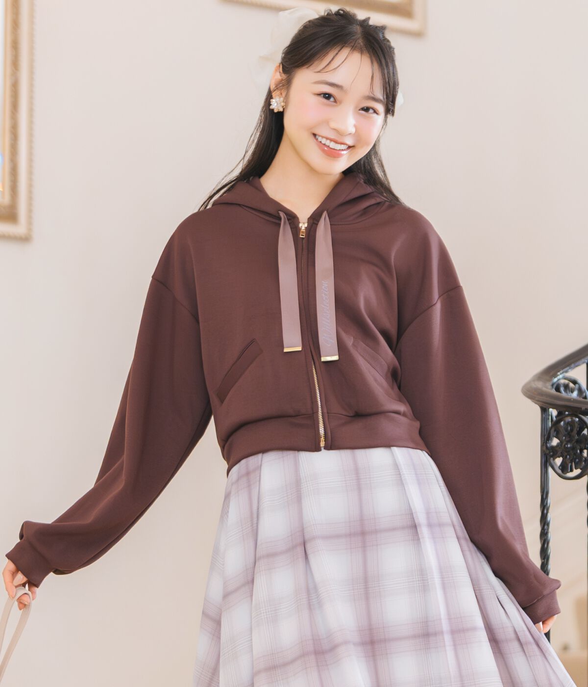 WILLSELECTION「ロゴテープパーカー」|パーカー|