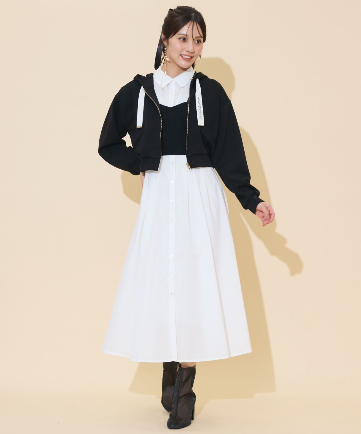 WILLSELECTION「ロゴテープパーカー」|パーカー|