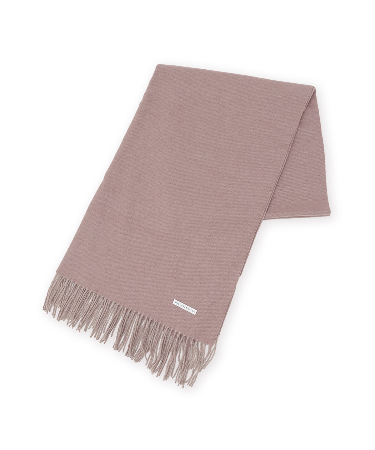 WILLSELECTION「フリンジストール」|マフラー|ピンク