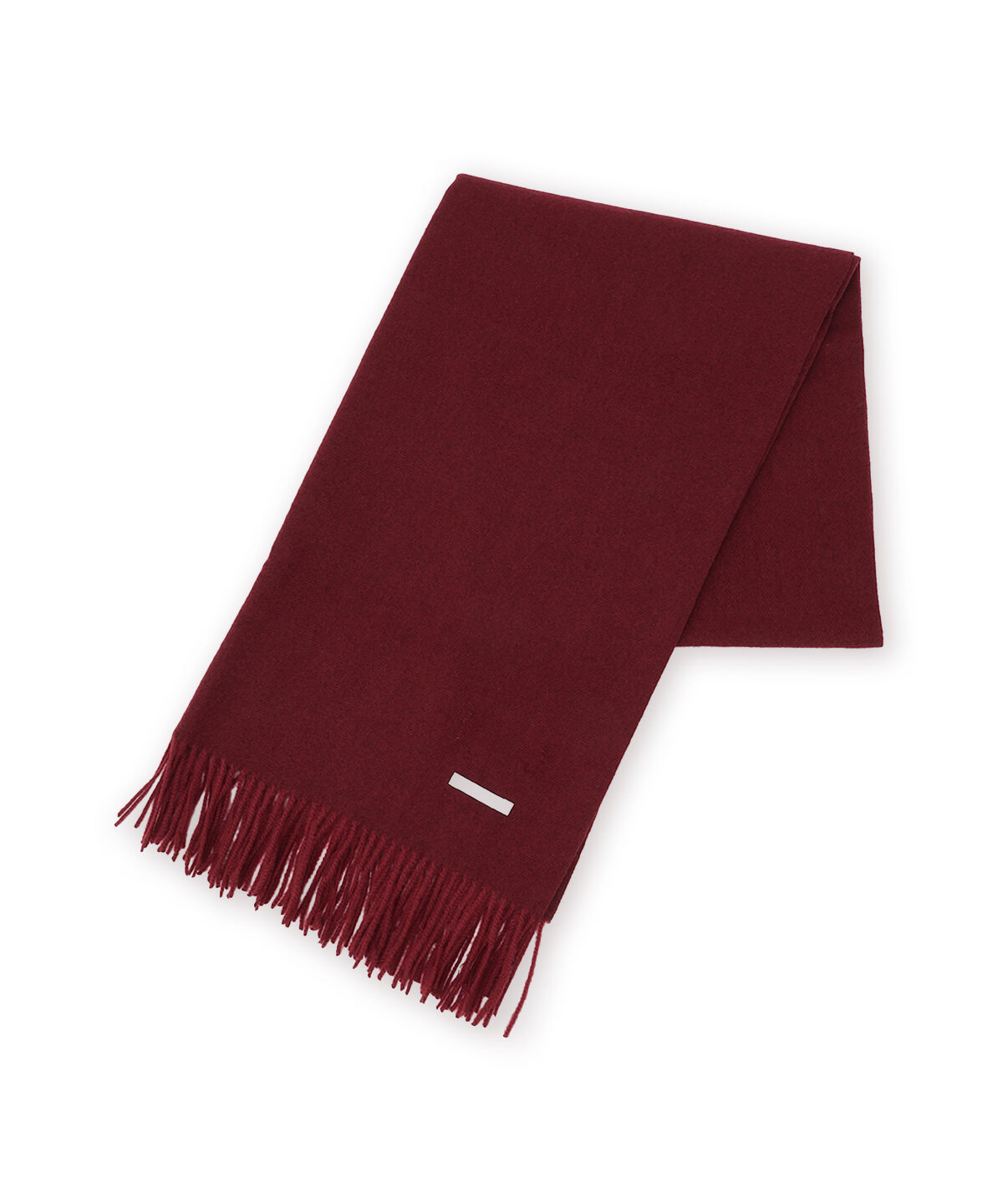 WILLSELECTION「フリンジストール」|マフラー|ボルドー