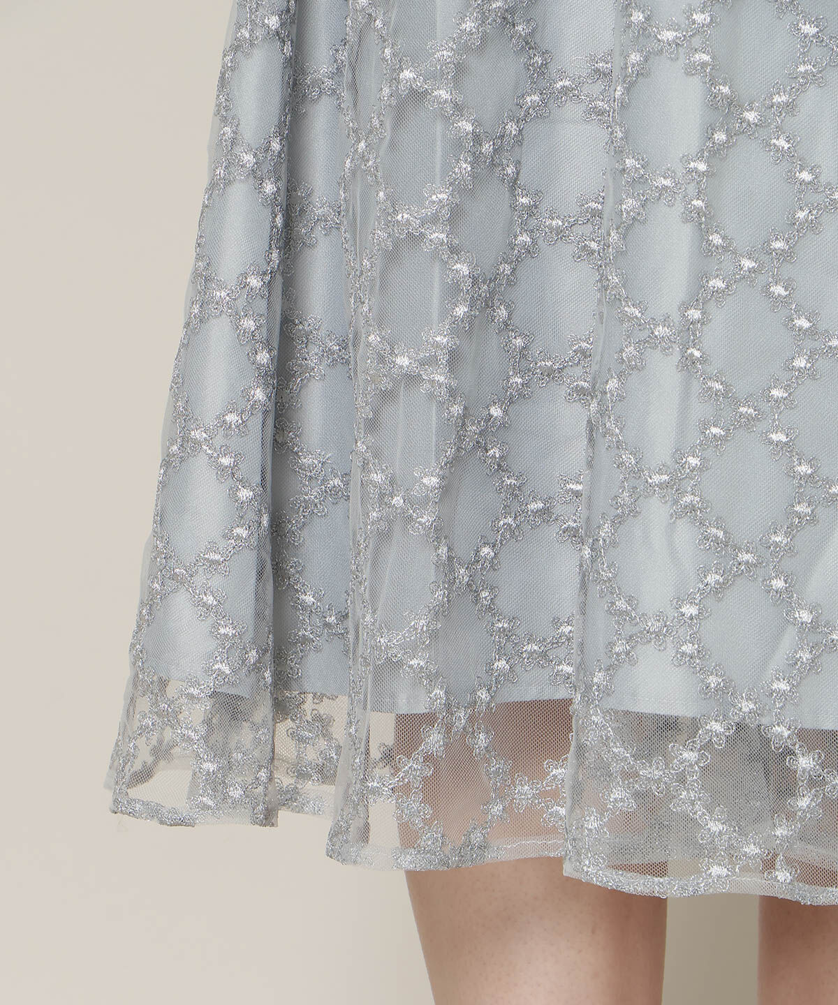 WILLSELECTION「パイピングケープフレアワンピース」|ドレス|