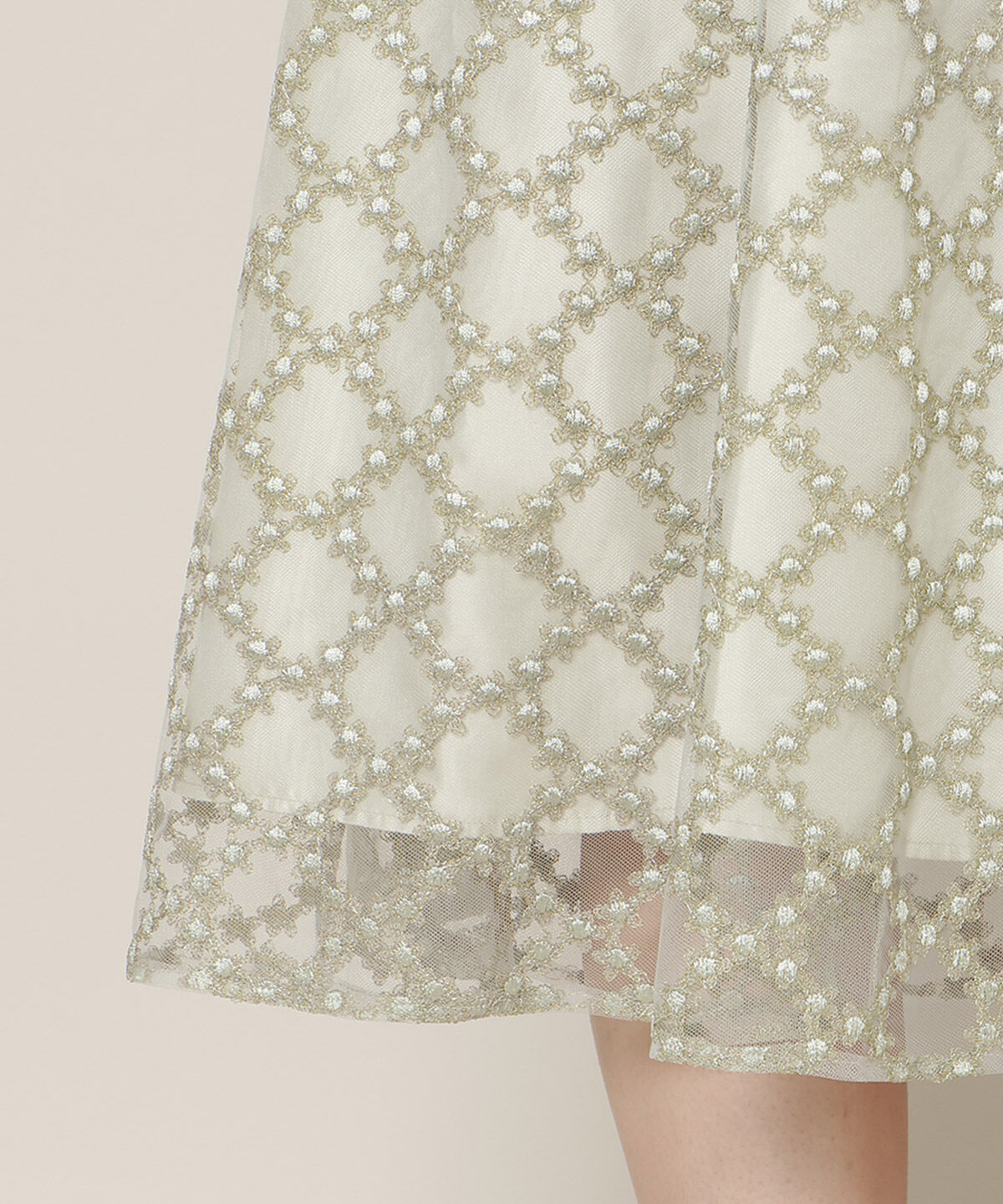 WILLSELECTION「パイピングケープフレアワンピース」|ドレス|