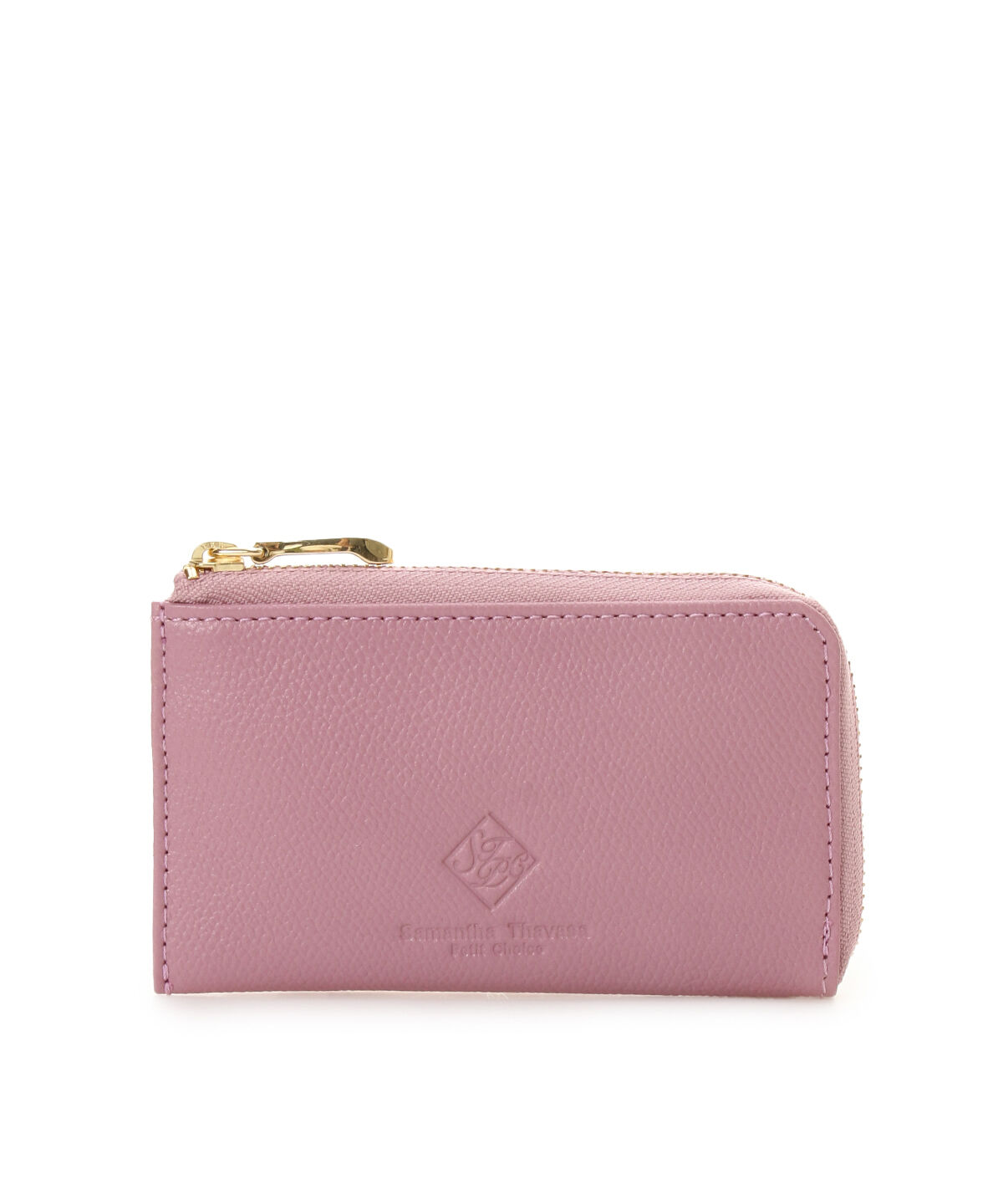 Samantha Thavasa Petit Choice「スクエアモチーフソフトレザー フラグメントケース」|コインケース|ピンク