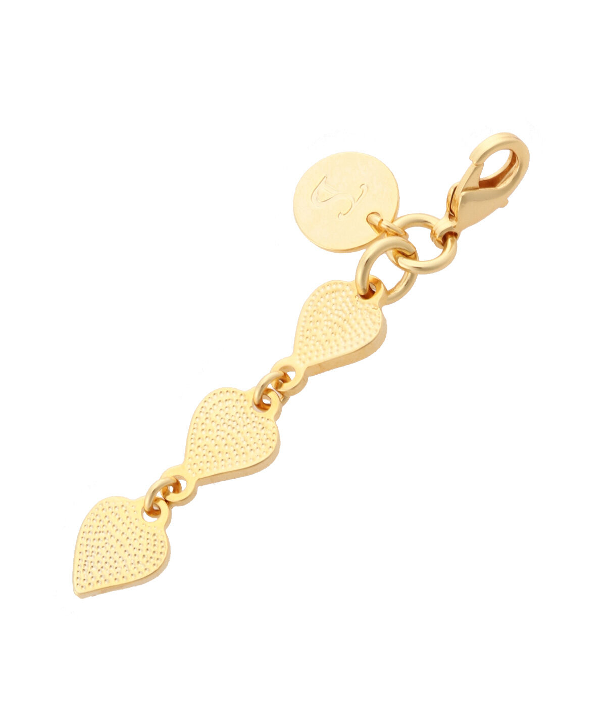 Samantha Thavasa Petit Choice「3連ハートファスナーチャーム」|チャーム・キーホルダー|