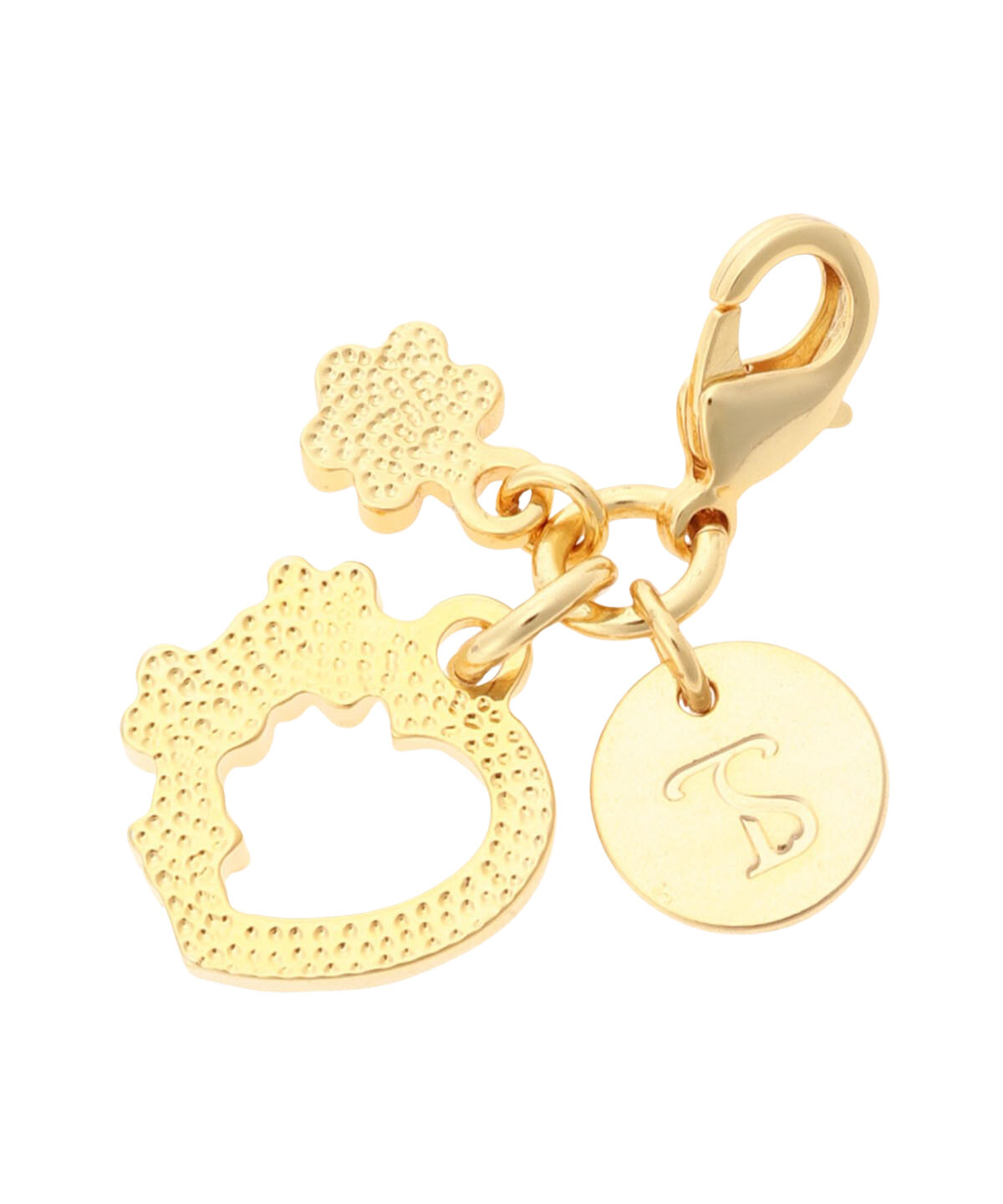 Samantha Thavasa Petit Choice「ハートフラワーファスナーチャーム」|チャーム・キーホルダー|