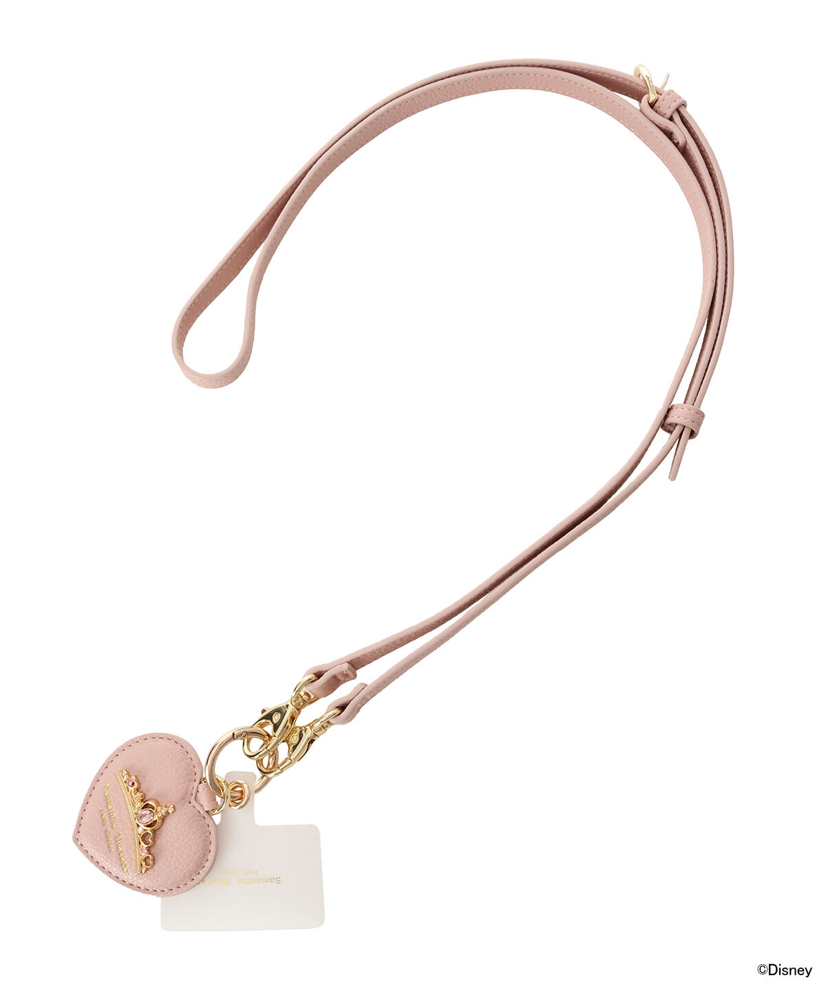 Samantha Thavasa Petit Choice「「ディズニープリンセスコレクション」スマホストラップ」|モバイルケース|ピンク