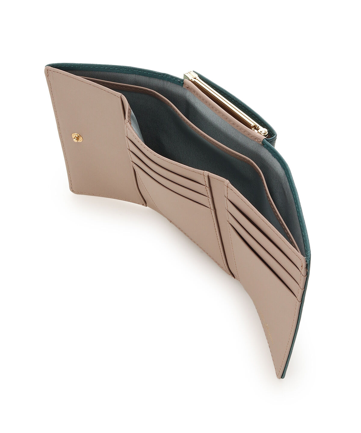 Samantha Thavasa Petit Choice「バイカラーフロントベルト 口金折財布」|財布|