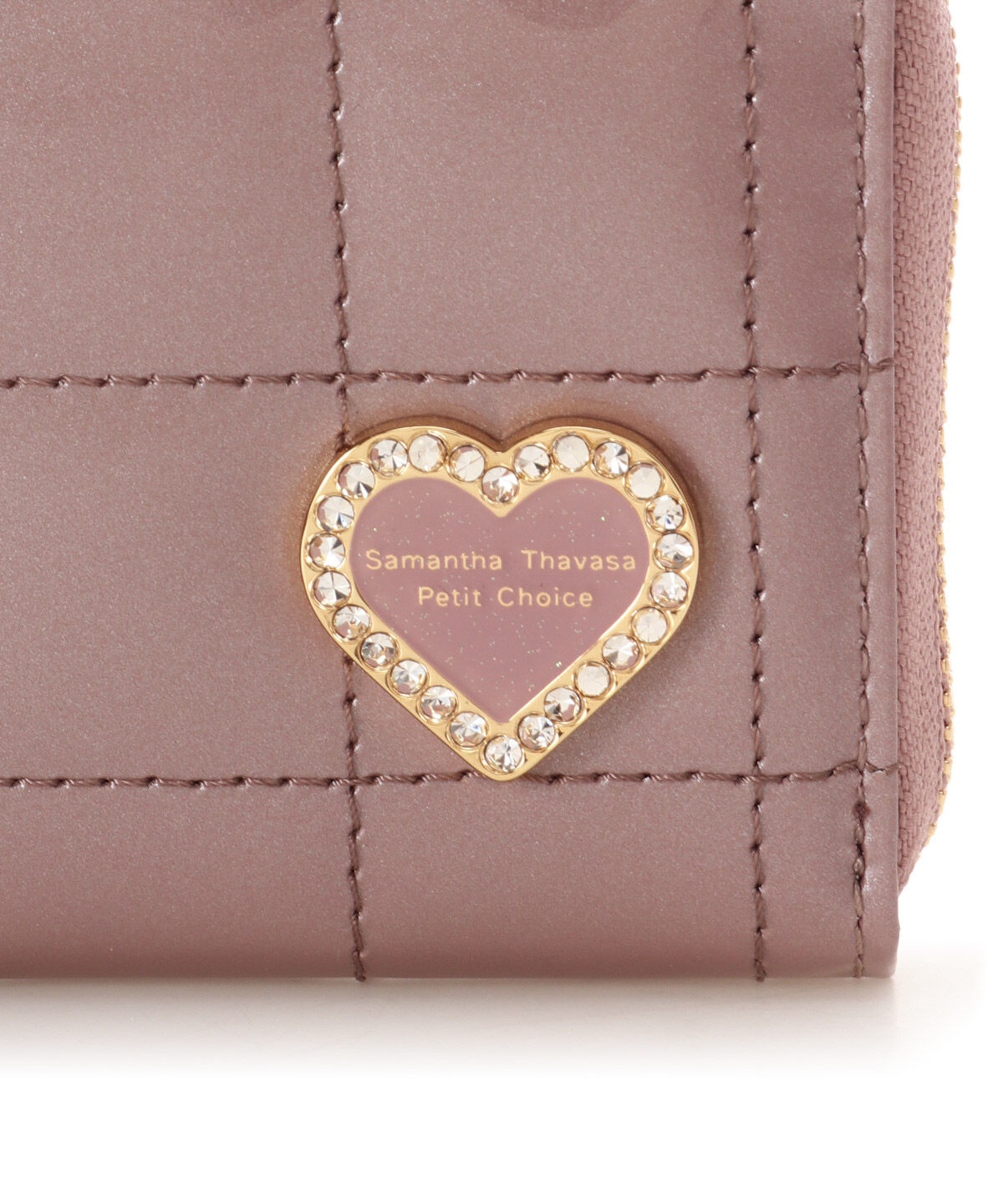 Samantha Thavasa Petit Choice「エナメルキルティング マルチケース」|コインケース|