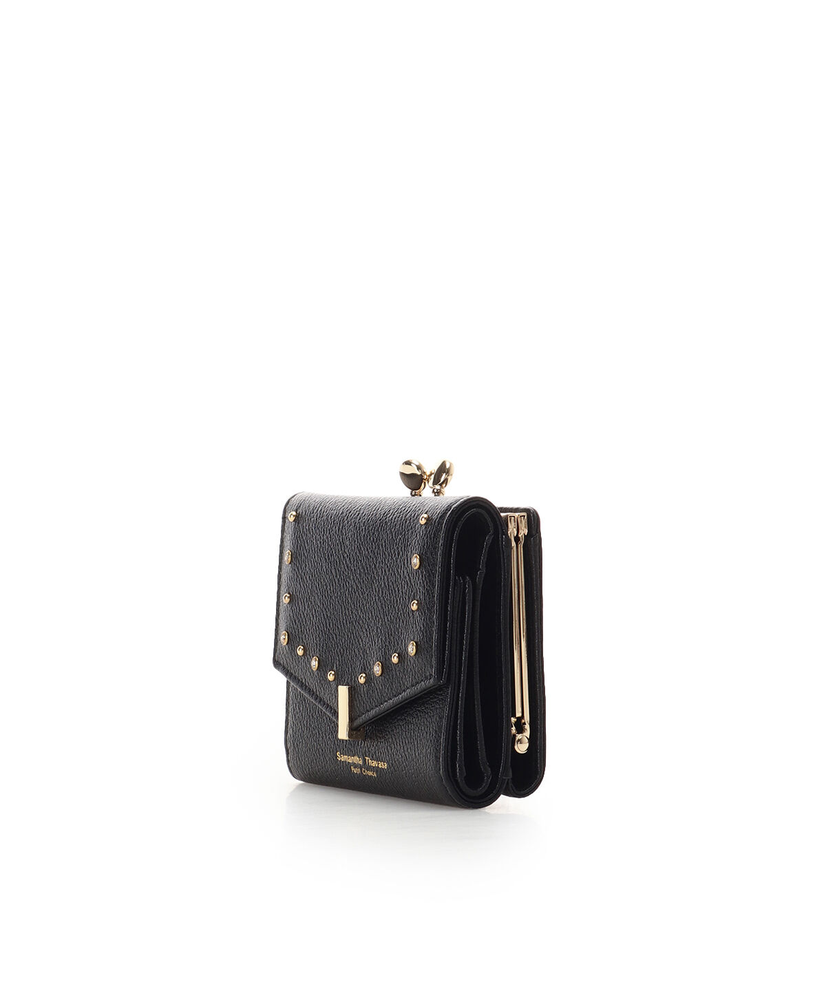 Samantha Thavasa Petit Choice「ゴールドスタッズ 折財布」|財布|