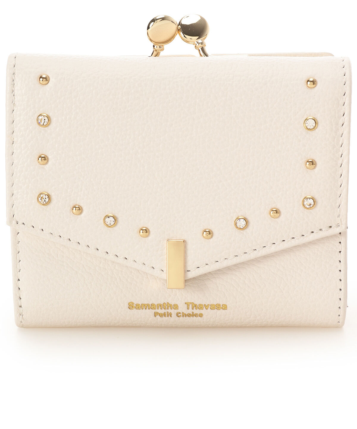 Samantha Thavasa Petit Choice「ゴールドスタッズ 折財布」|財布|