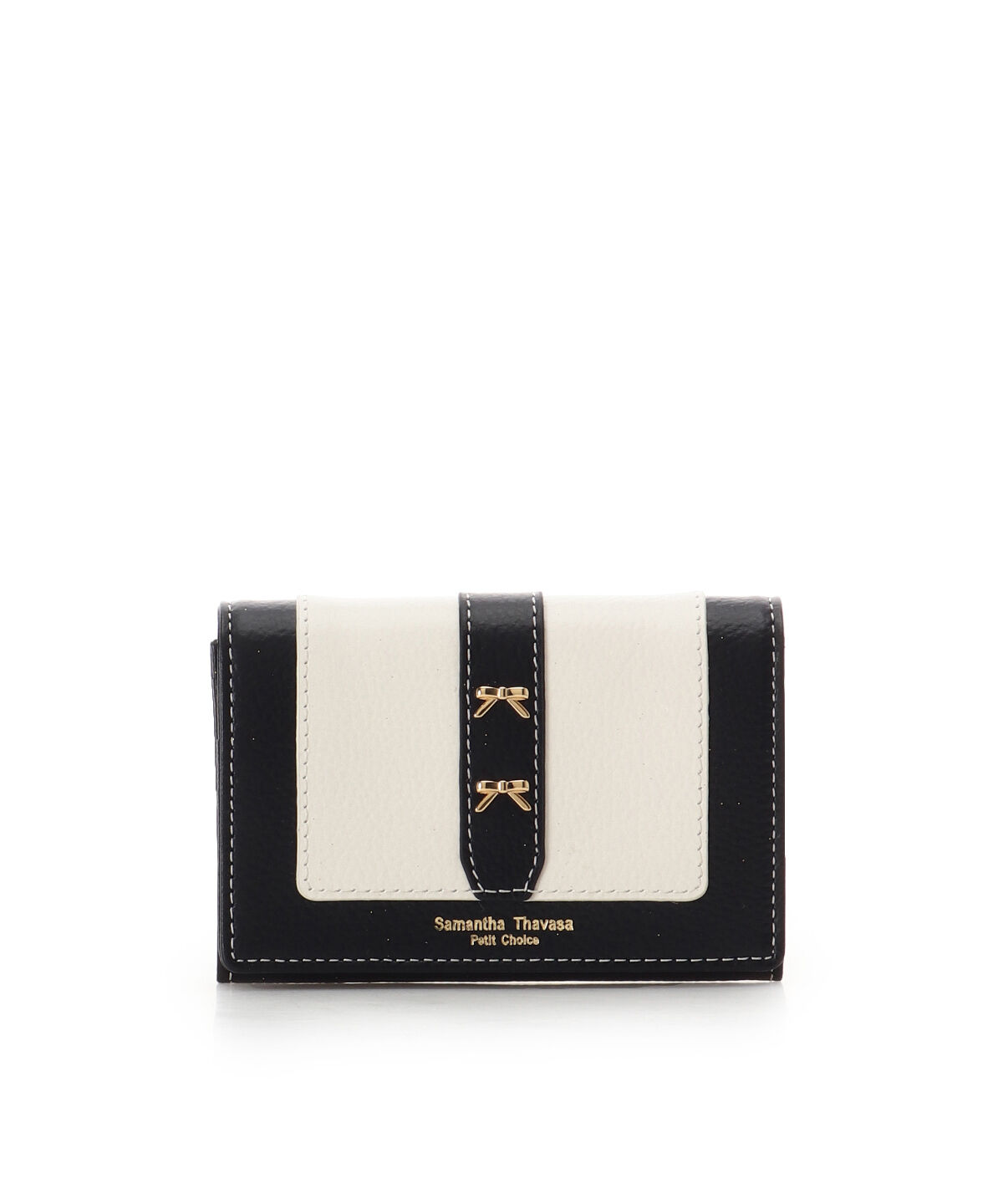 Samantha Thavasa Petit Choice「ダブルリボン 名刺入れ」|名刺入れ・カードケース|マルチカラー