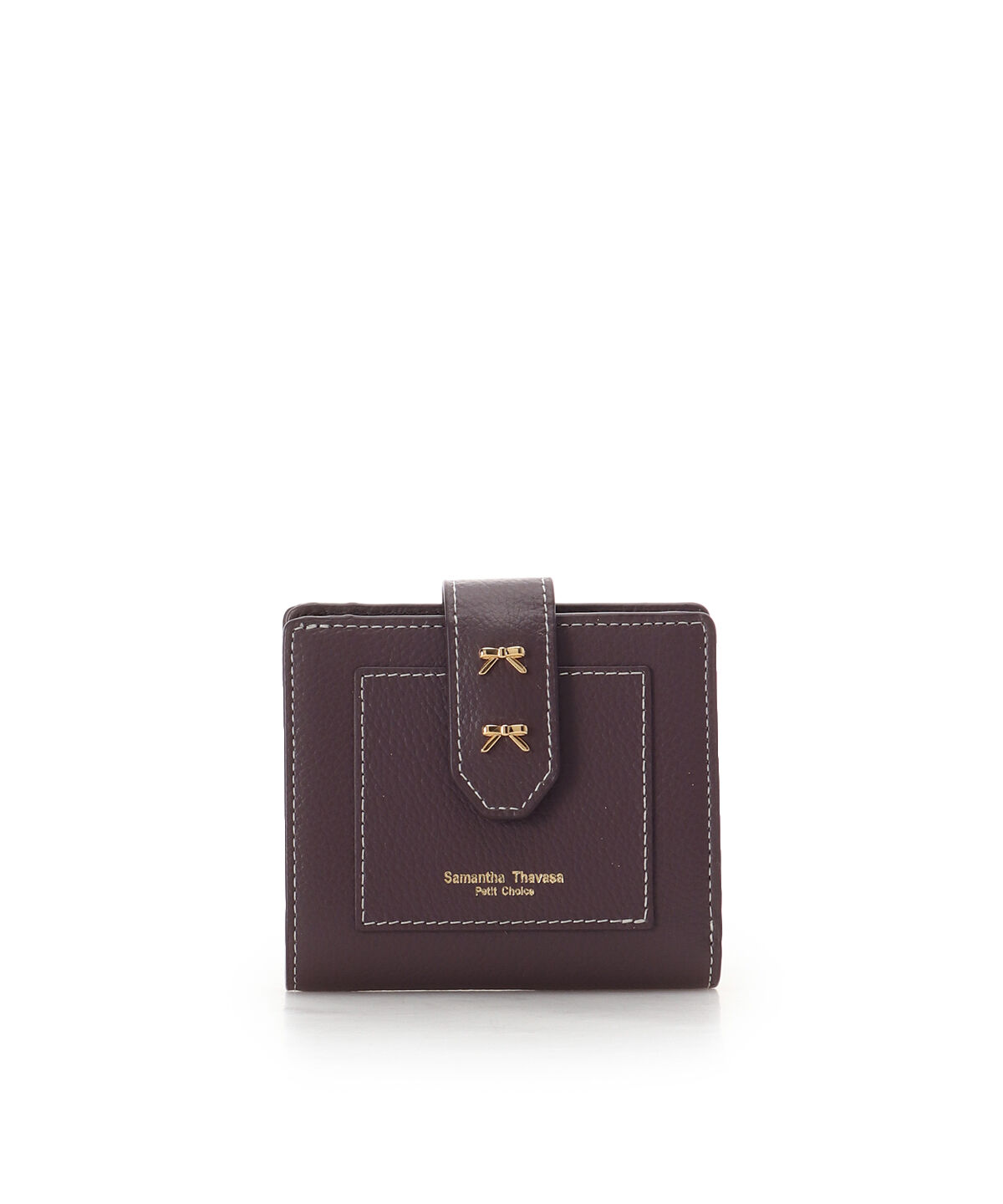 Samantha Thavasa Petit Choice「ダブルリボン ミニ財布」|財布|ブラウン