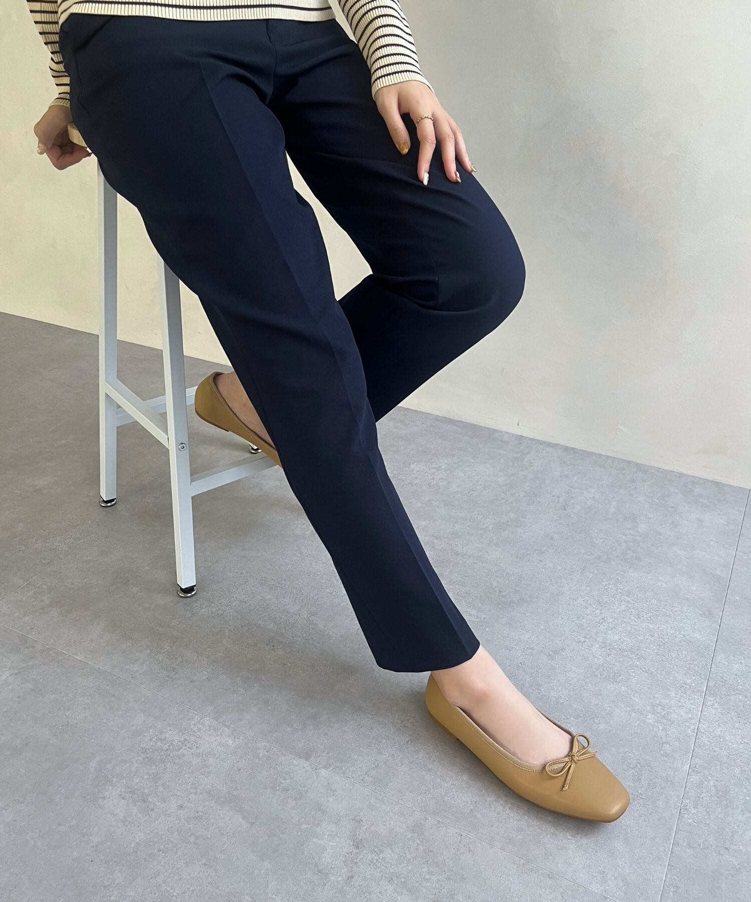 ORiental TRaffic「【跳べるパンプス/シリーズ累計１５０万足突破】 バレエシューズ /R-3208 厚手クッション フラット」|パンプス|