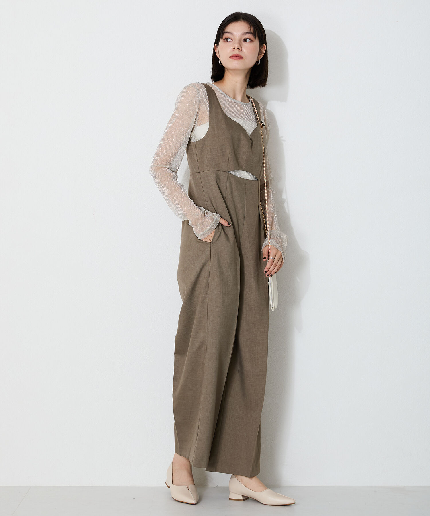 ORiental TRaffic「【WEB限定/累計2万足突破】フレア ヒール ポインテッドトゥ パンプス /45301 ヒール2.8ｃｍ 通勤靴 」|パンプス|