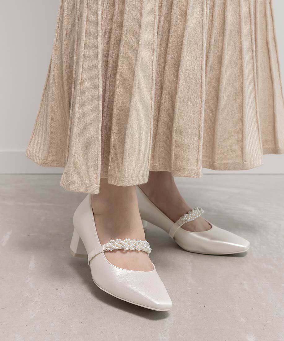  「3WAYスクエアトゥパンプス」|パンプス|