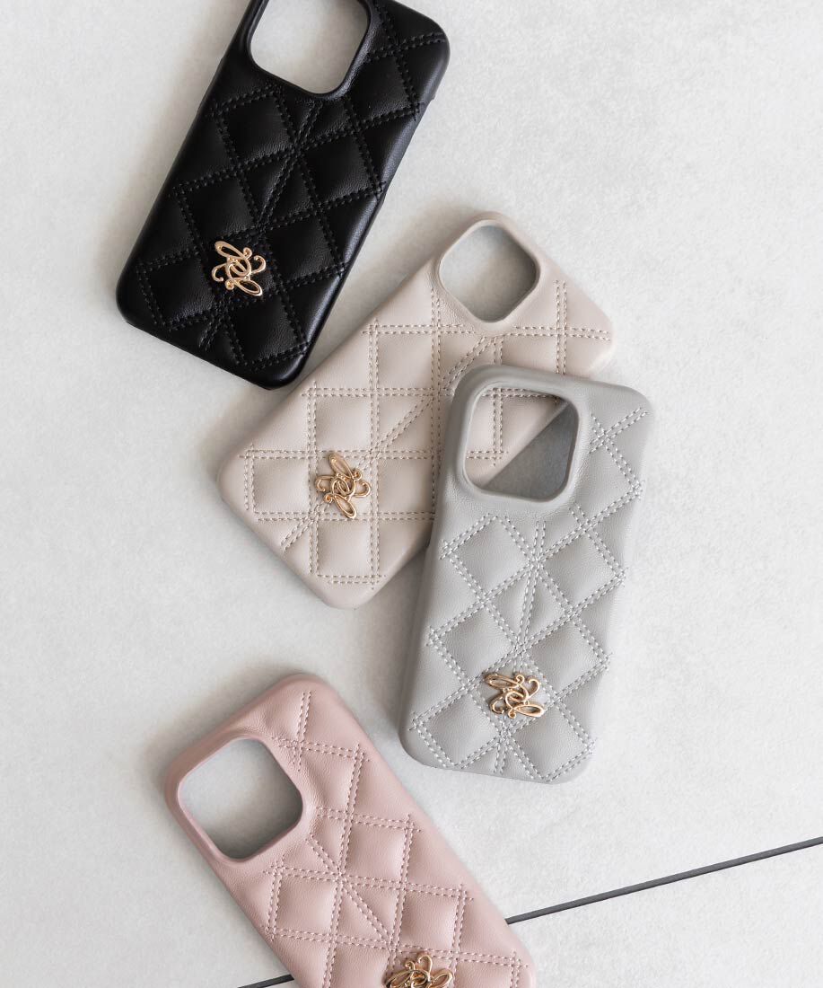  「キルティングスマートフォンケース」|モバイルケース|
