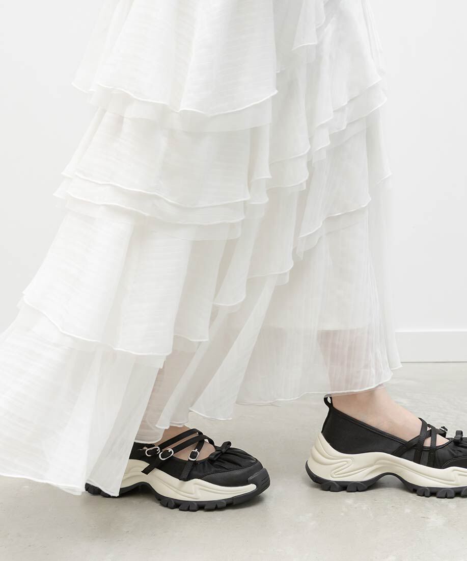  「ボリュームソールクロスベルトスニーカー」|スニーカー|