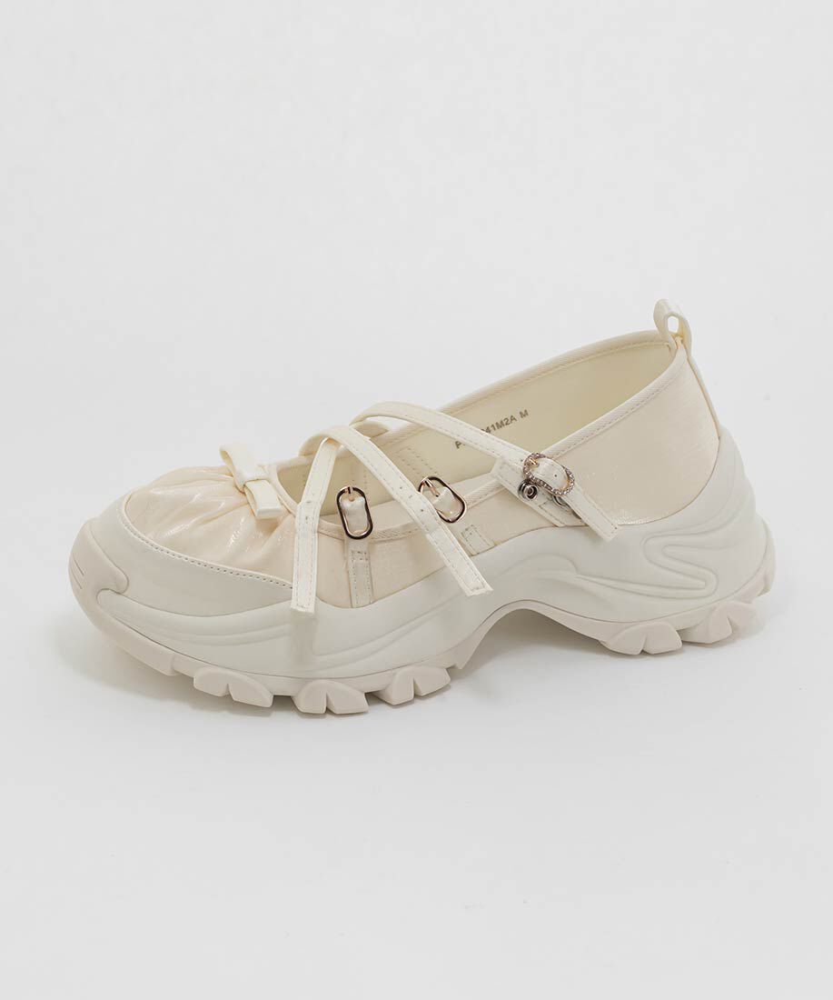  「ボリュームソールクロスベルトスニーカー」|スニーカー|