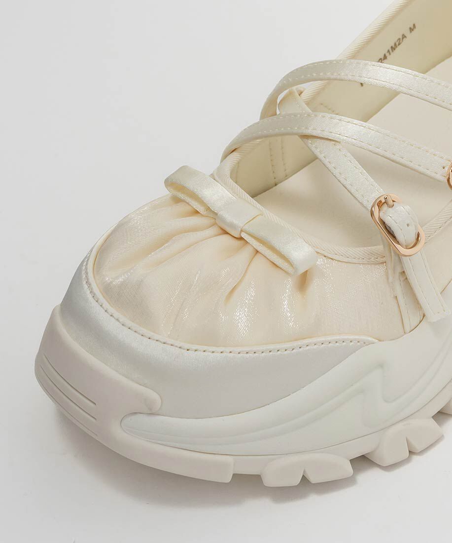  「ボリュームソールクロスベルトスニーカー」|スニーカー|