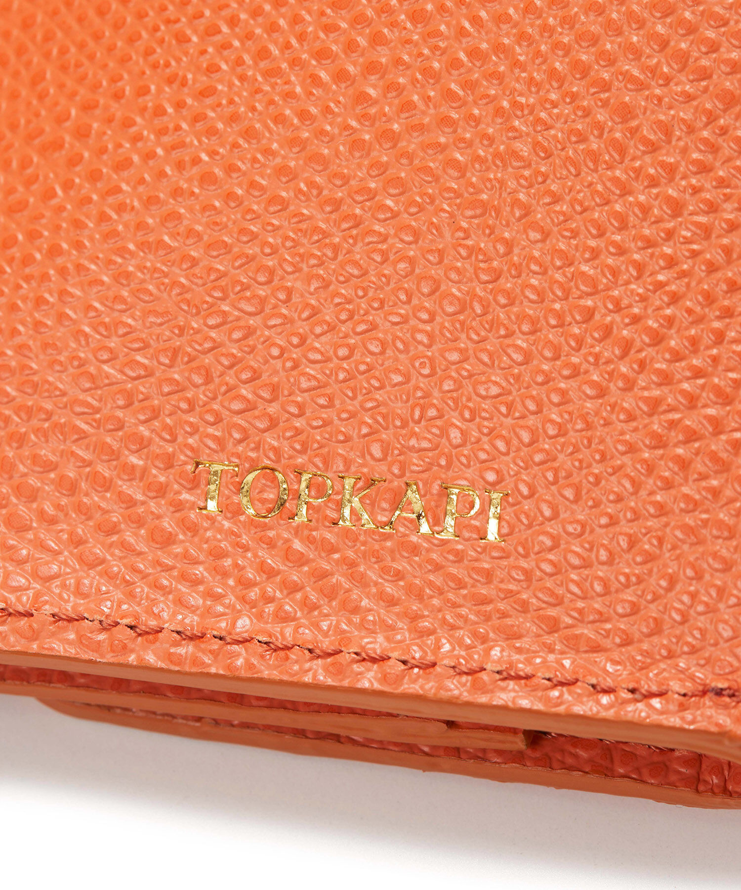 TOPKAPI 「[TOPKAPI]トプカピ 角シボ型押し・ラウンドフラップ  三つ折り 財布 COLORATO コロラート」|財布|